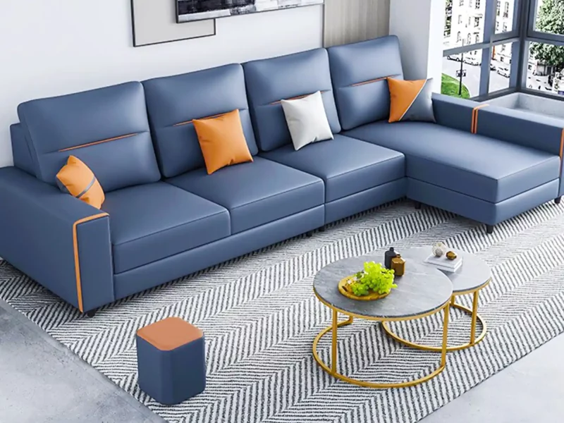 Bộ Sofa da chu L 1