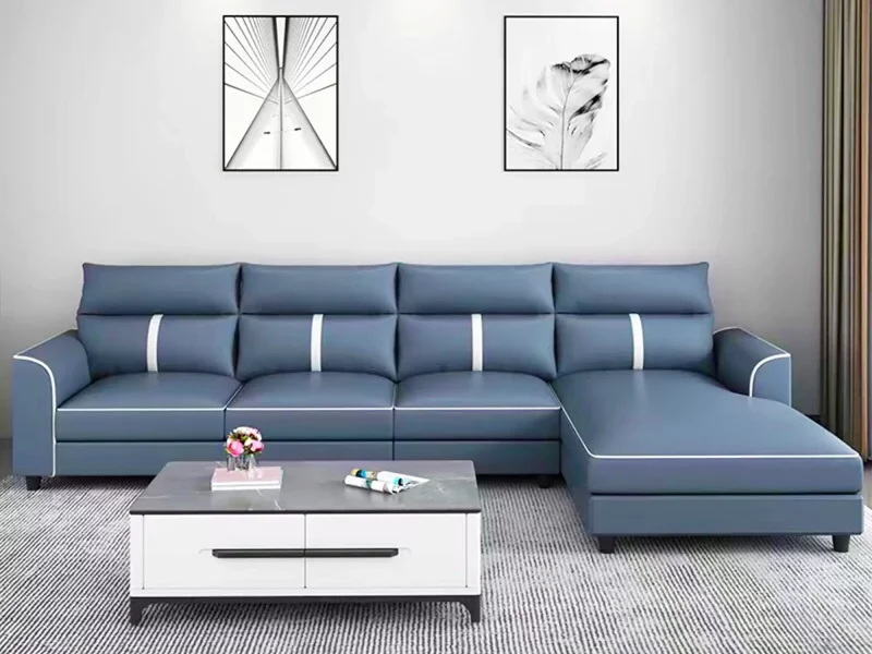 Bộ Sofa da phong cách sang trọng 1