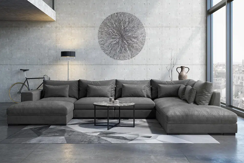 Sofa phòng khách giá rẻ phong cách hiện đại